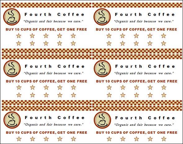 food coupon templates