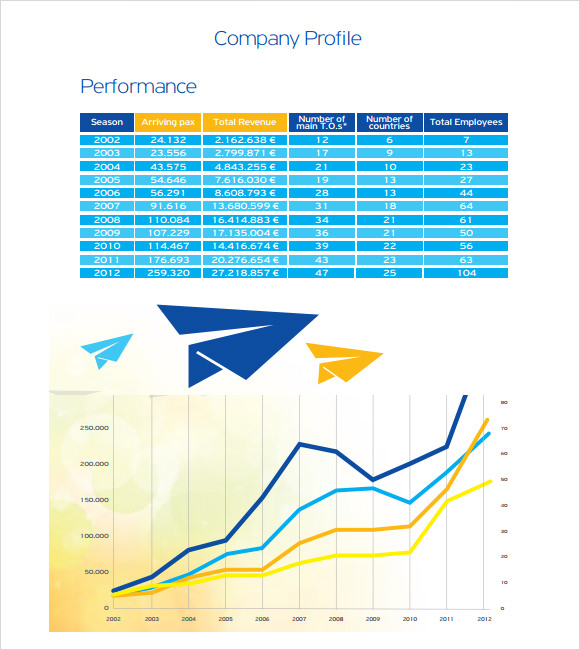 company profile sample format