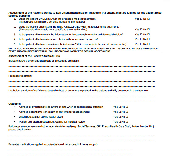 discharge against medical advice