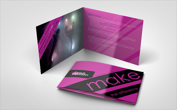 marvelous event brochure template