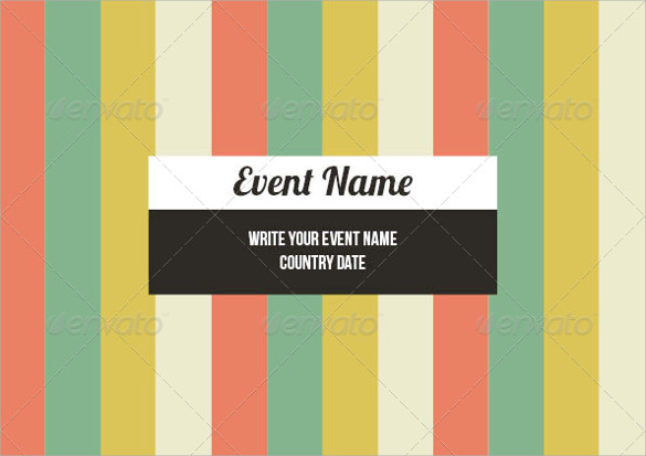 event brochure template