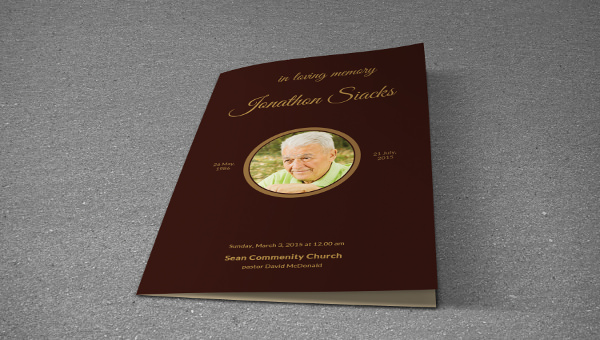 Funeral Brochure Template