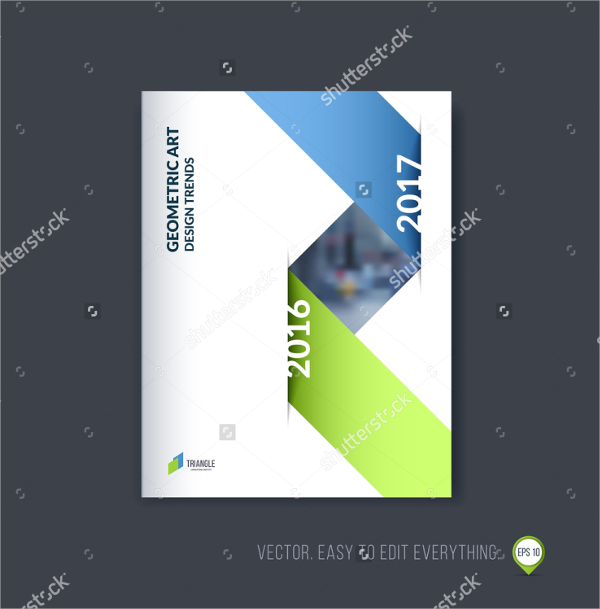 vector illustration technology brochure