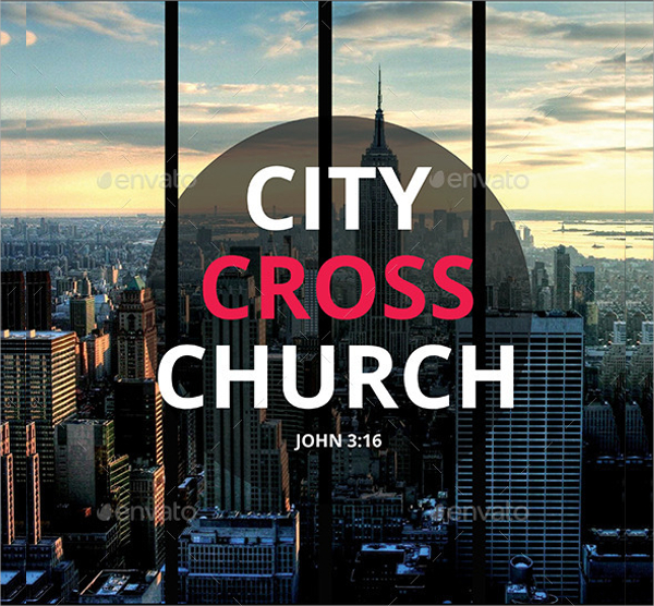 religious modern church brochure