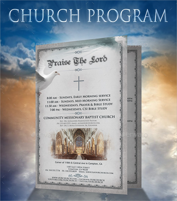religious church brochure