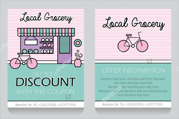 grocery discount flyer template
