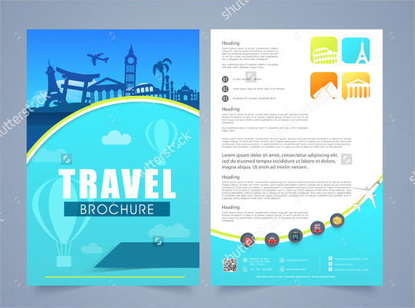 travel tourist brochure