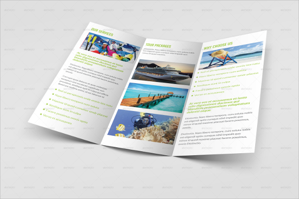 travel and tourism agency brochure template