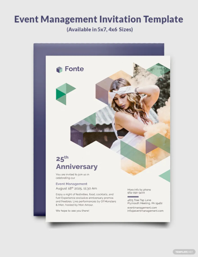 event management invitation template