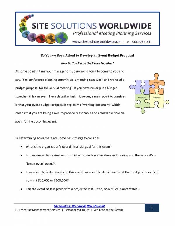 detailed event budget proposal template 1