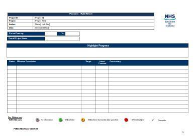 weekly project progress report