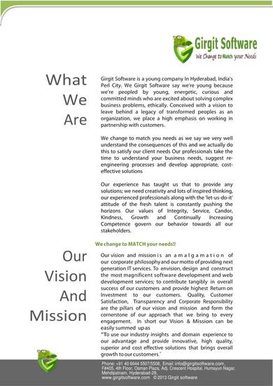 software company profile sample