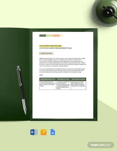 employee career development plan template