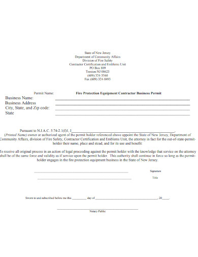 contractor business power of attorney 