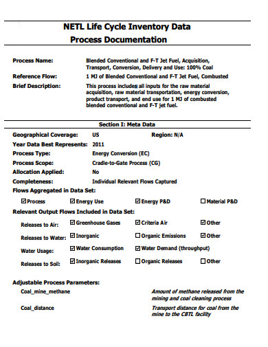 inventory data process documentation